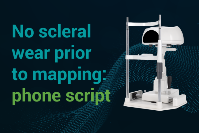 No Scleral Lens Wear Before sMap3d Mapping