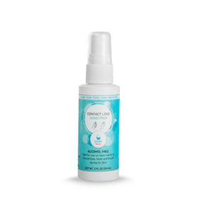 A bottle of Visionary Optic's Vibrant Vue Contact Lens Hand Prep
