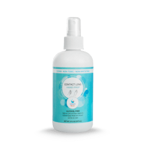 A large bottle of Visionary Optic's Vibrant Vue Contact Lens Hand Prep