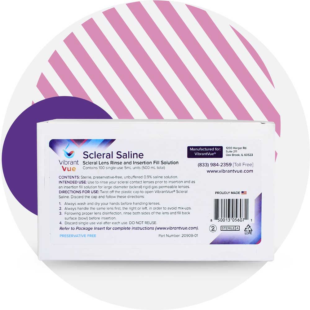 Vibrant Scleral Lens Rinse and Insertion Fill Solution, Visionary Optics