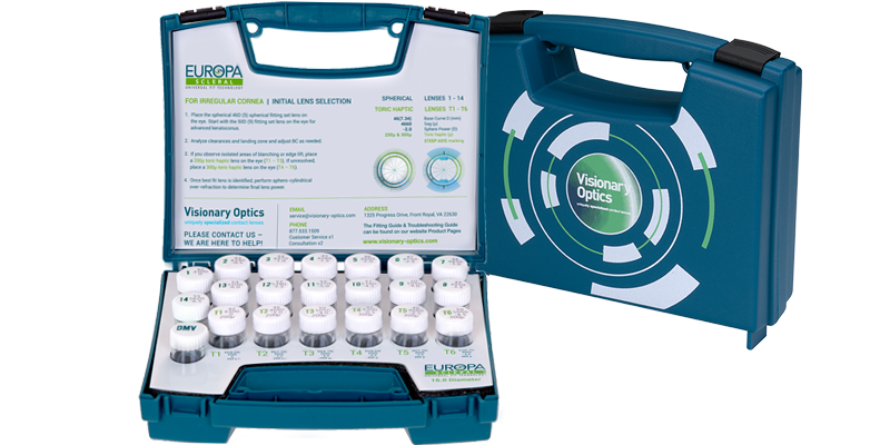 Europa scleral lens fitting set Set, Visionary Optics
